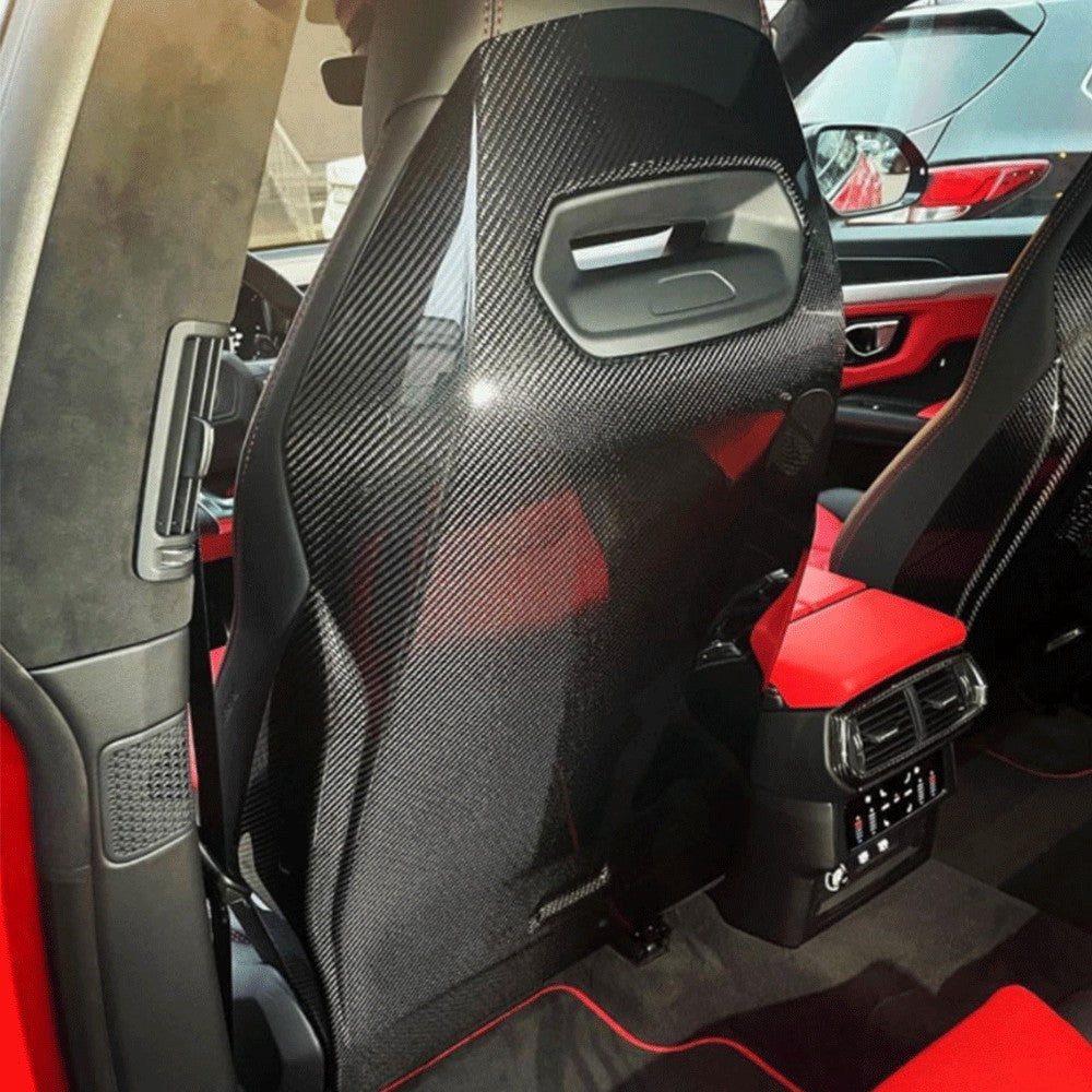 Fit for Lamborghini URUS 2018-22 DRY Carbon Interior for Seat Back Cover Trims 2PCS