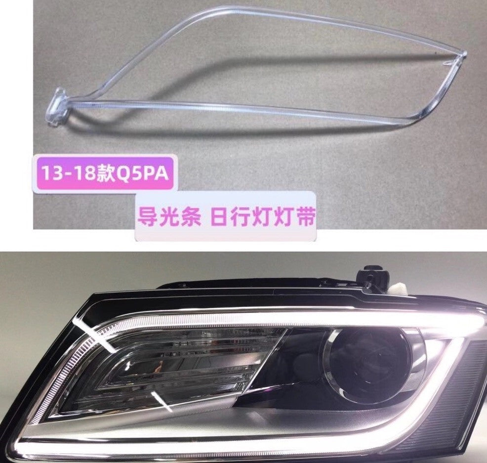 Set LED DRL STRIP Tube Projector Headlight Replacement for Audi Q5 rq5 2013-2018