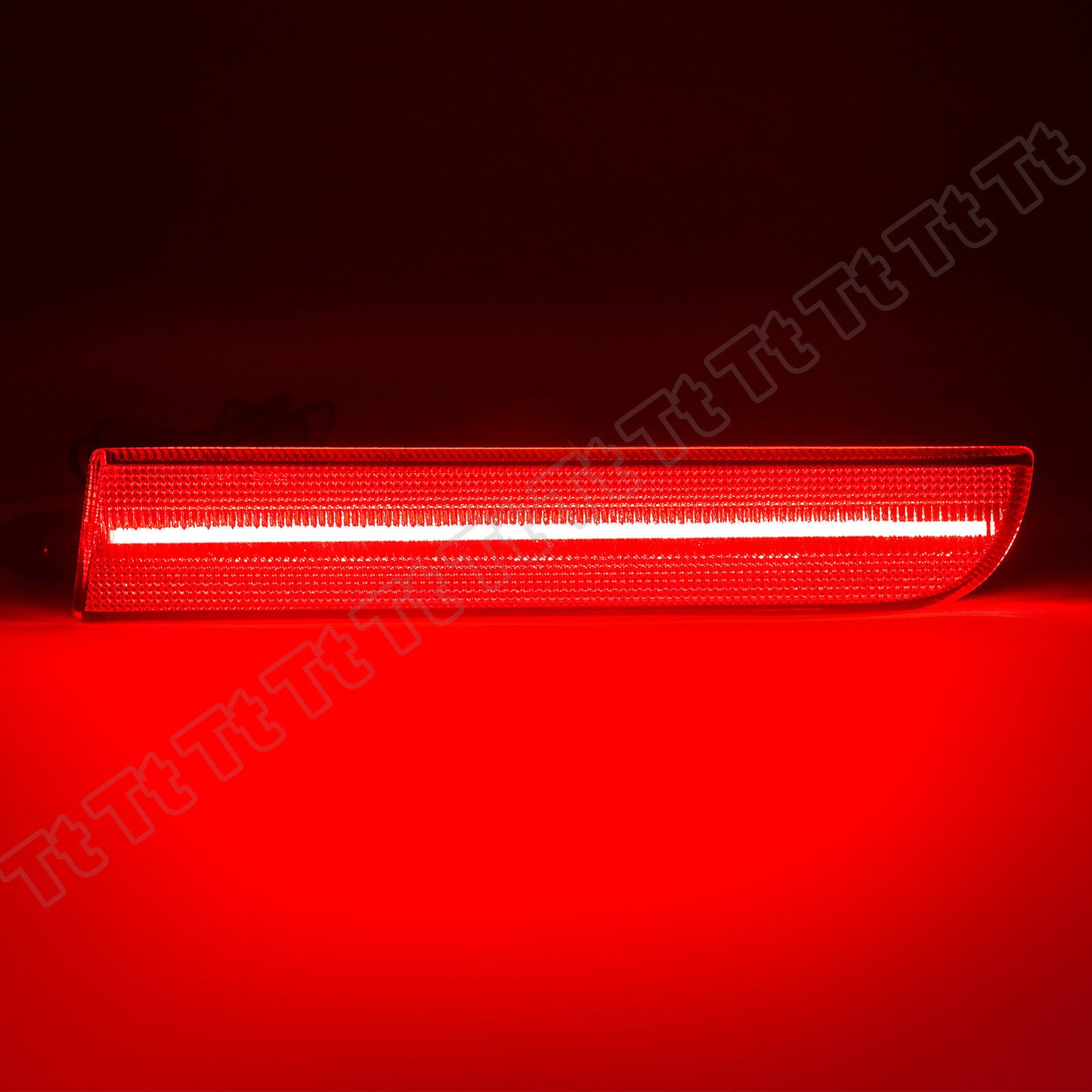Suitable for 08-17 for Mitsubishi Lancer Evo LED rear bumper reflector tail brake light (red)