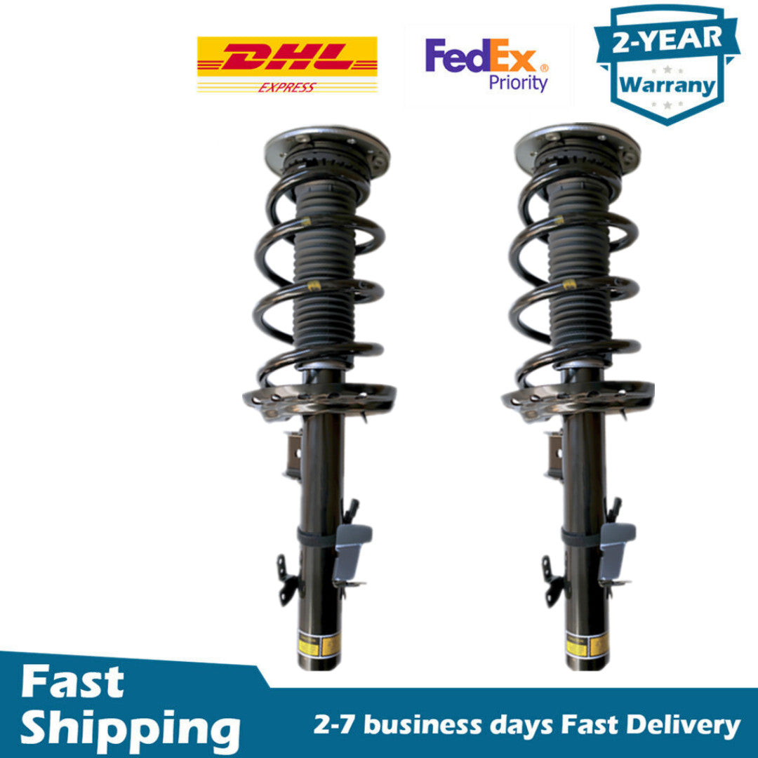 Pair Front Shock Struts Assembly Magnetic Fit for Range Rover Evoque L538 2012-2018