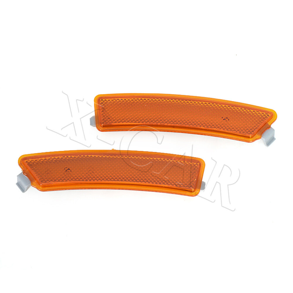 1 Pair New Front Bumper Reflector Side Marker Lights for Lincoln MKZ 2013-2016