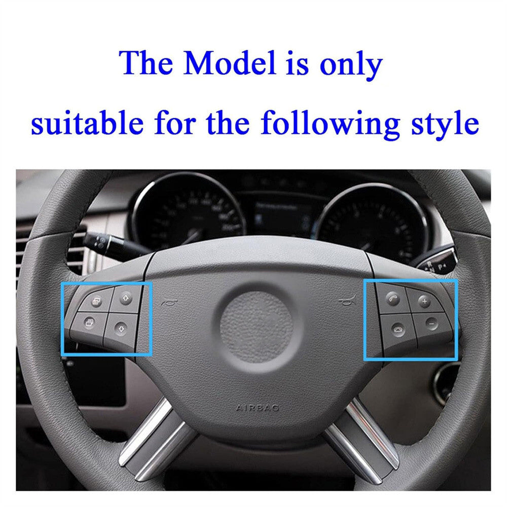 Steering Wheel Switch Buttons Black for Mercedes ML GL R B CLass W164 W251 W245