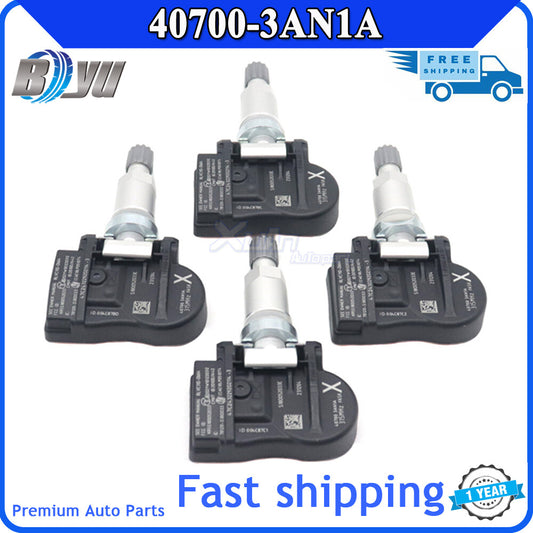 4-pack TPMS tire pressure sensor 40700-3AN1A for Nissan Leaf Sentra Versa 315MHz