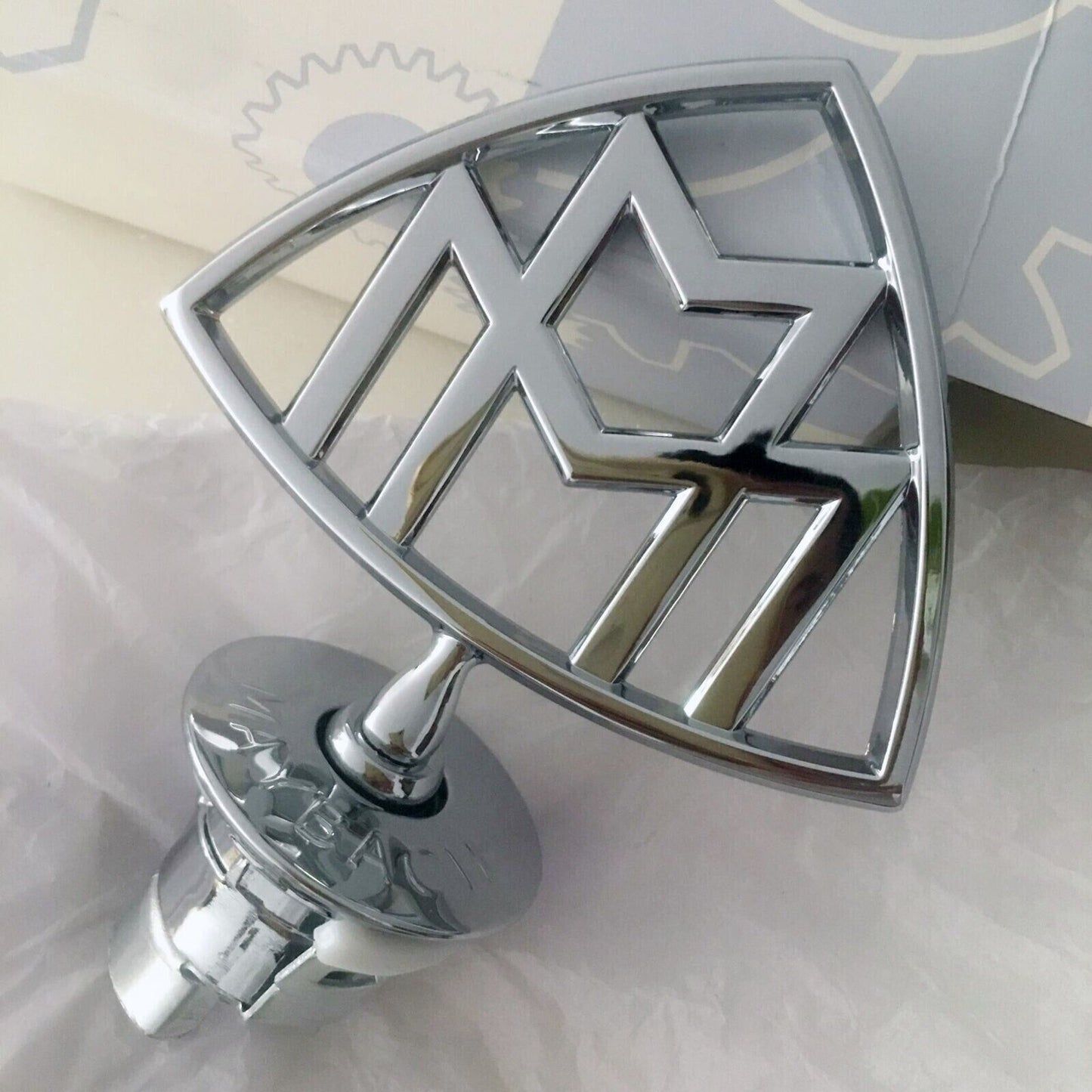 1 piece for Mercedes for Maybach letter-style front hood upright badge W222 SEC grade