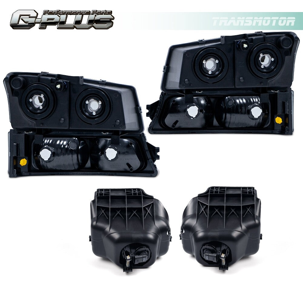 Suitable for 03-06 Silverado headlights + bumper turn signals + driving fog lights