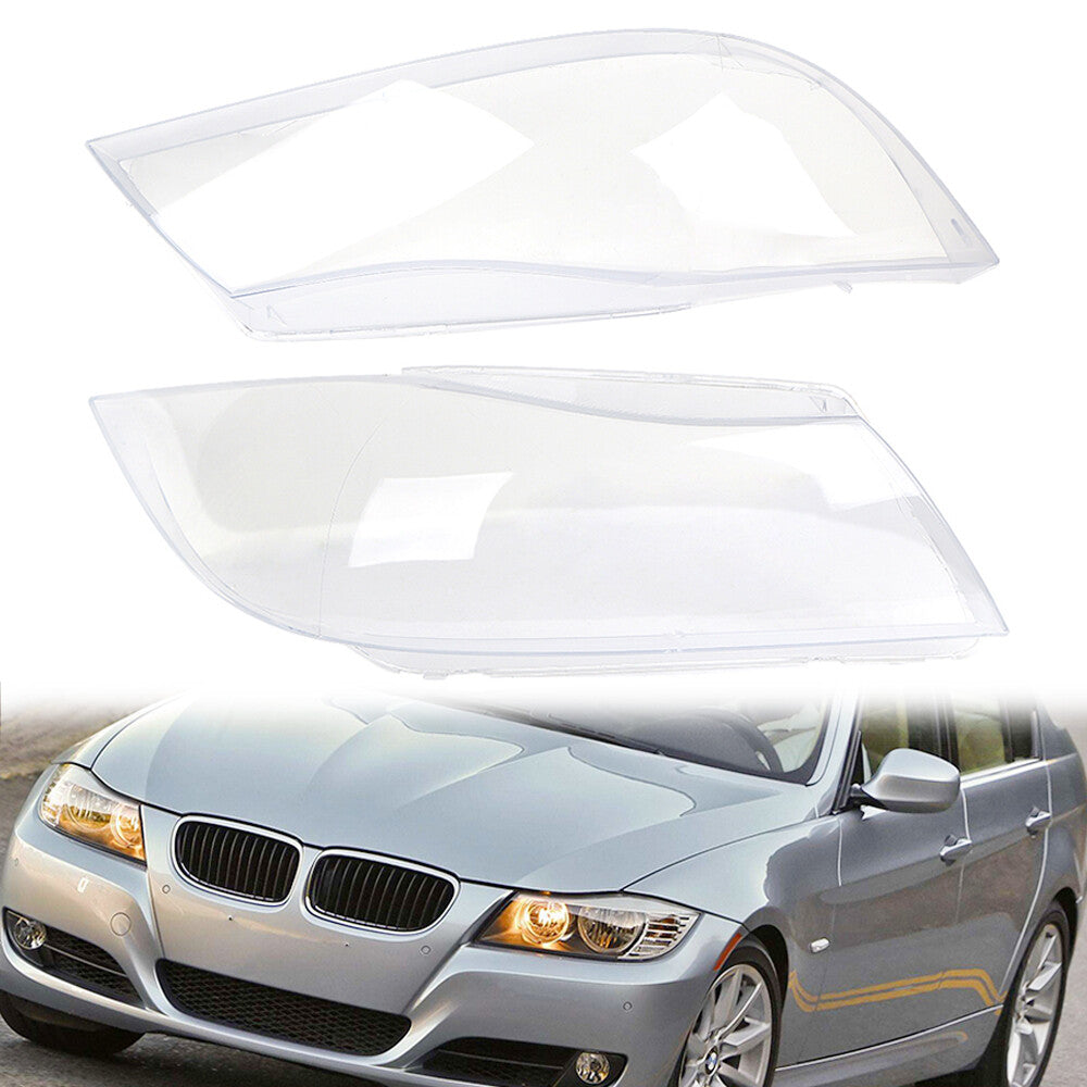 Headlight Clear Lens Cover Kit for BMW E90 2005-2012