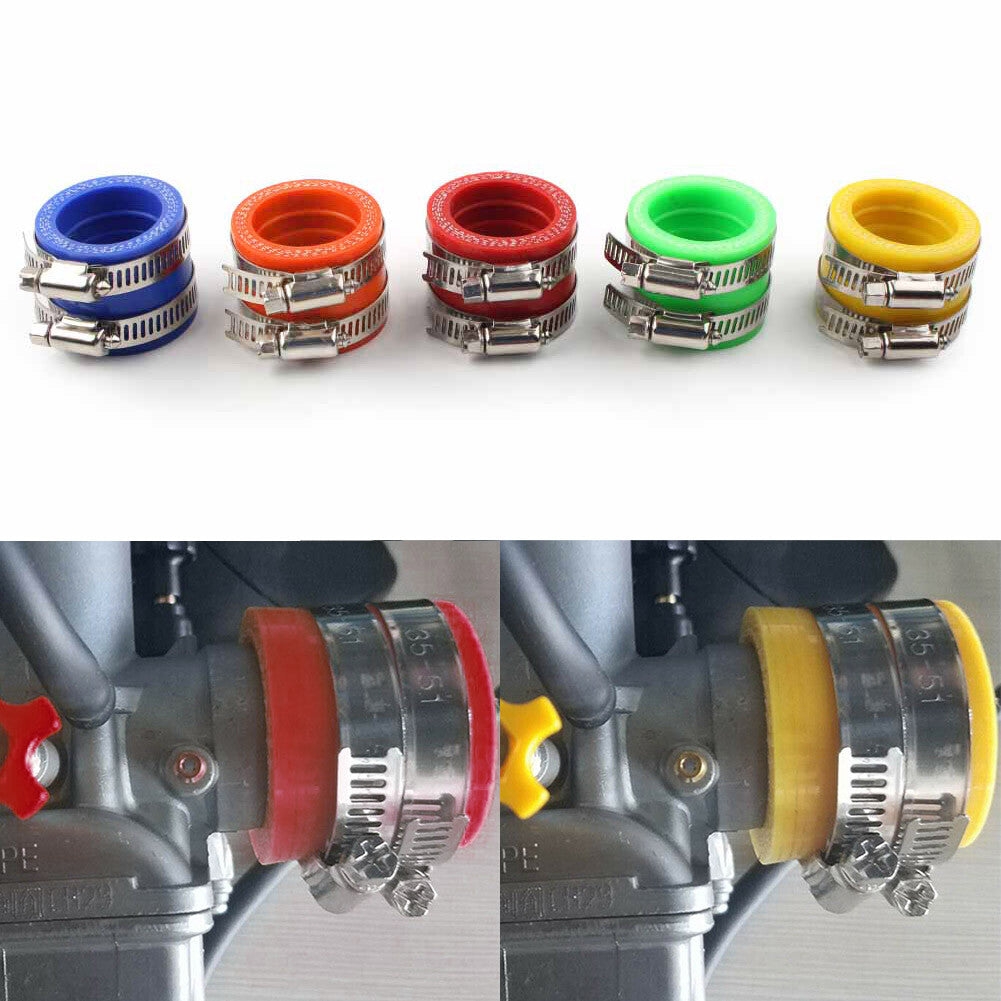 For OKO PWK KEIHIN 28/30mm Motorbike Carburetor Rubber Adapter Intake Manifold