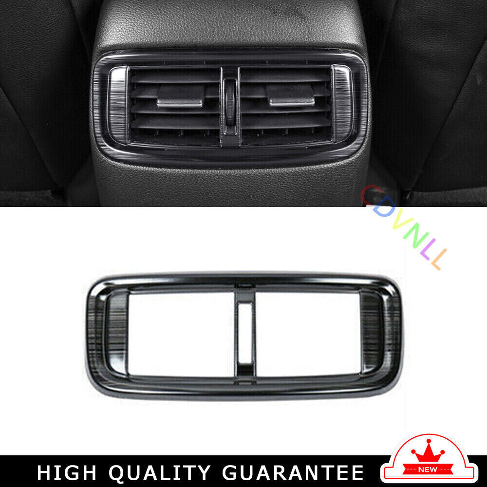 Rear Air Outlet Vent Frame Trim 1PCS for Honda CRV CR-V 2017-2022 Black Titanium