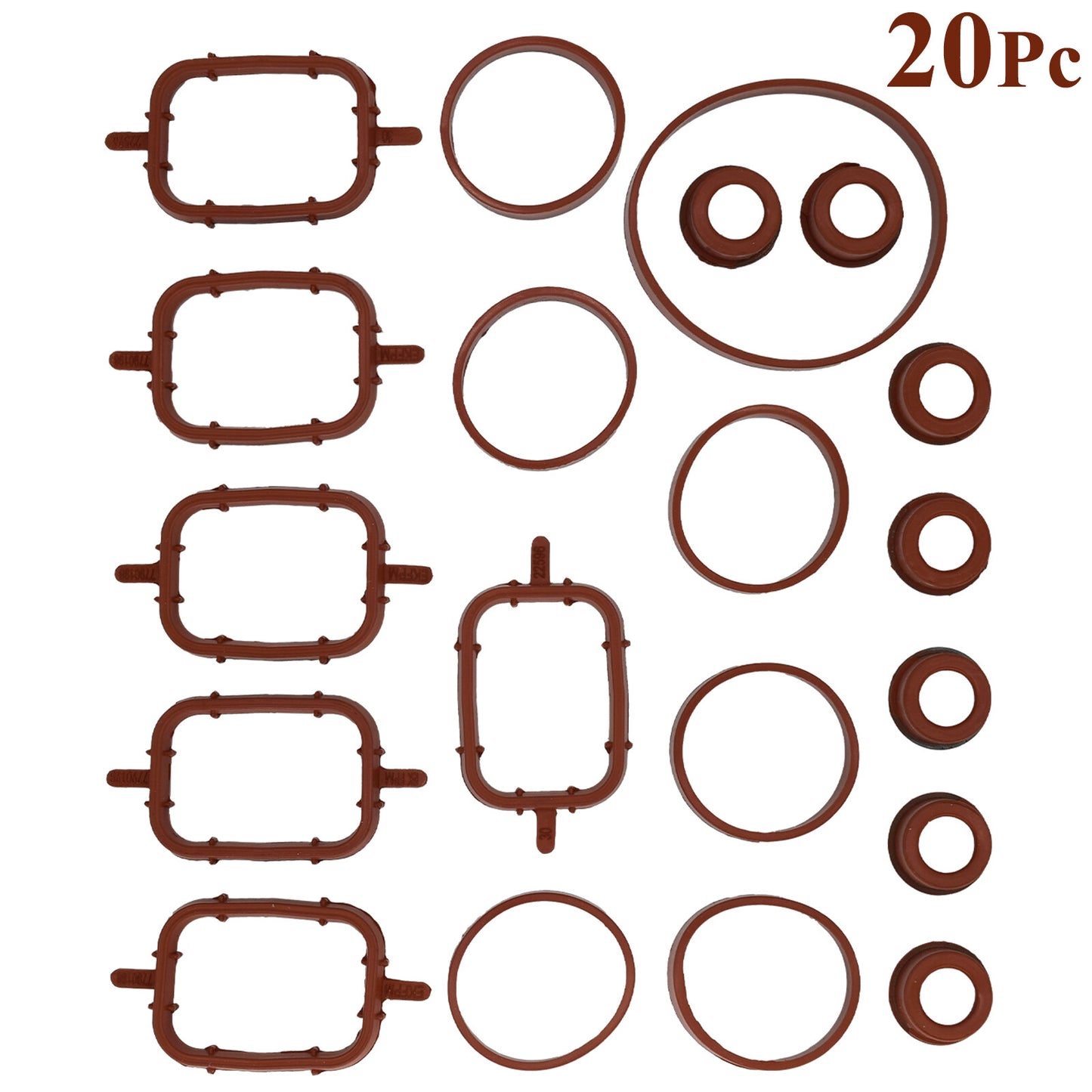 Intake Inlet Manifold Gasket Kit for BMW E83 X3 E53 E70 E71 X5 3.0d M57N Diesel