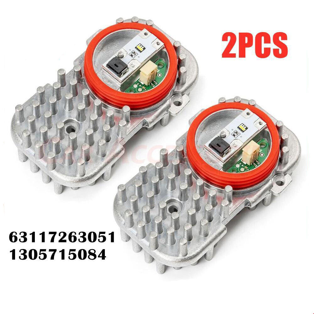 2pc DRL Headlight LED Light Control Modules for BMW 14-16 63117263051 1305715084