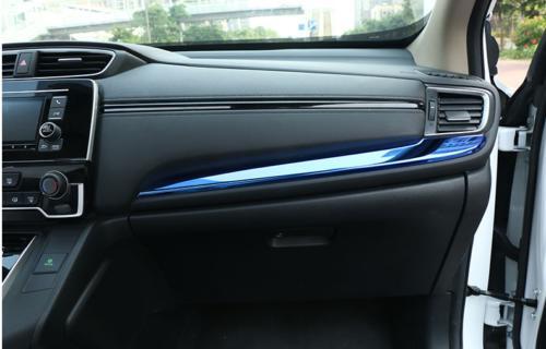 Blue Steel Central Console Dashboard Strip Trim 2PC Fit for Honda CRV 2017-22
