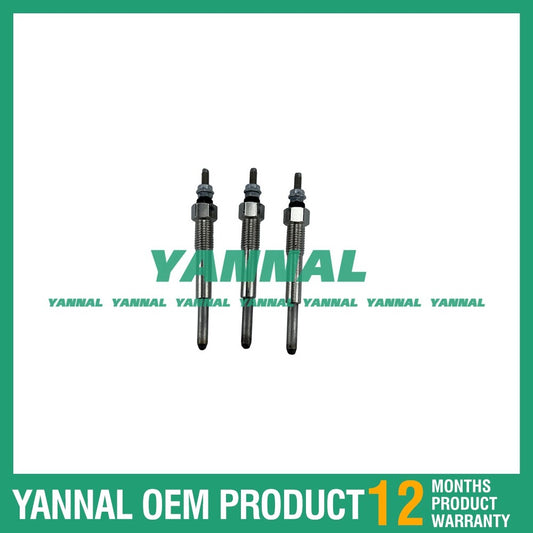 3 LED plugs for Isuzu 3KC1 Gehlmax MB 148 excavator engine