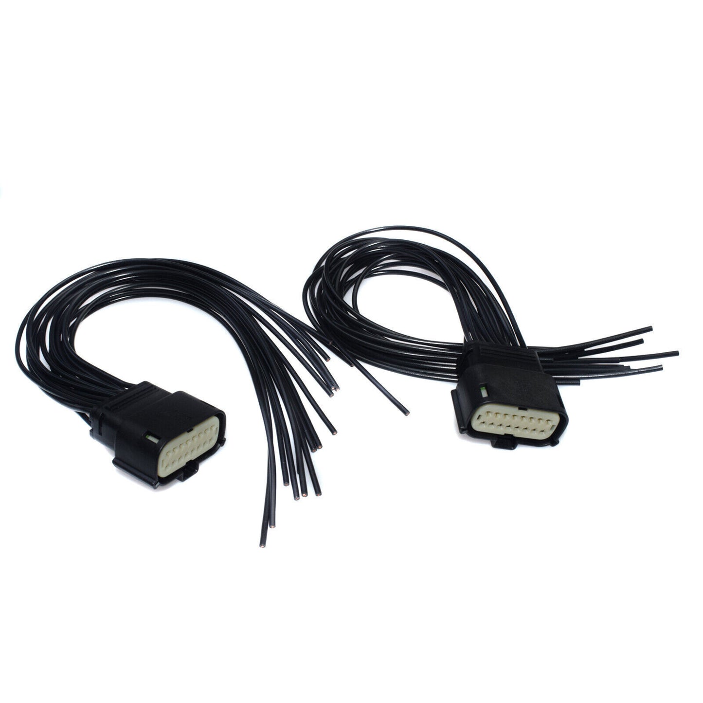 for Jeep Grand Cherokee Xenon HID SRT LED 2PCS Headlight Wiring Harness 16 Pins