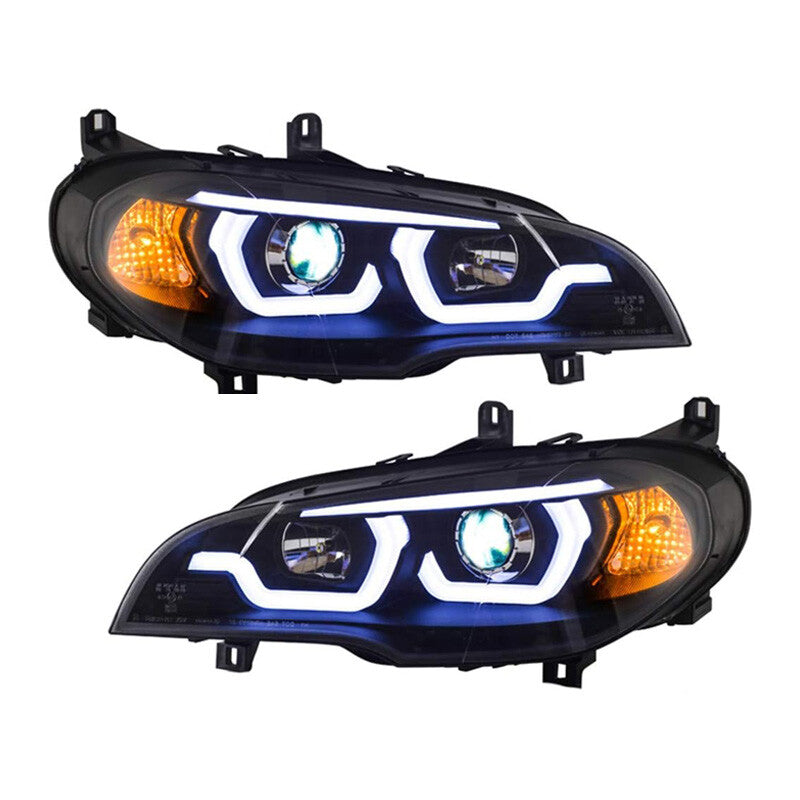 HID Projector LED DRL Headlight Assembly for BMW X5 E70 2007-13 Replace For