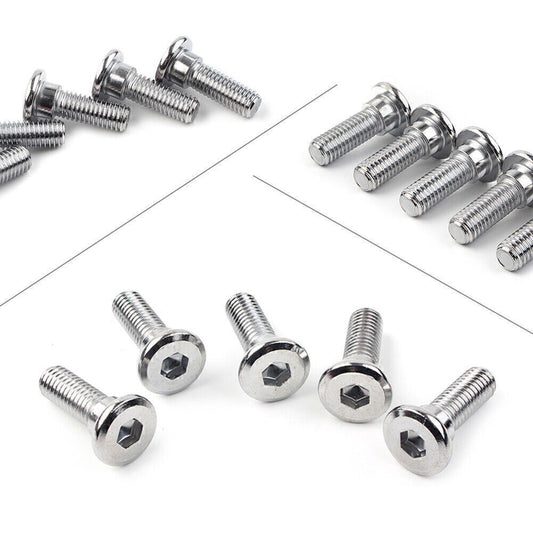 Bolts Ti Hex Socket Disc Brake Rotor Screws Fasteners 5x M8x25mm x 1.25