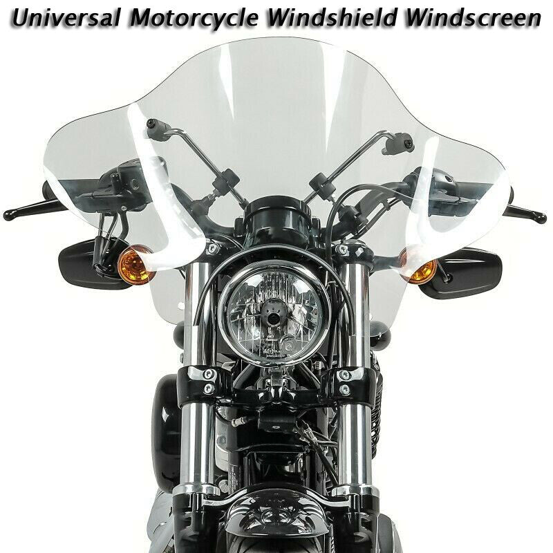 Motorcycle 7 Screen Windshield Windscreen Mounting For Cruiser for Honda Harlay
