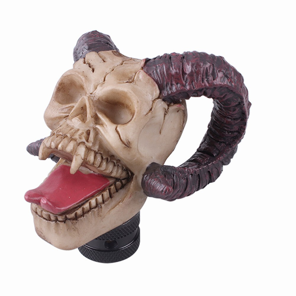 Universal Gear Shift Knob Skull Zombie Head Style Car Manual Stick Lever Shifter