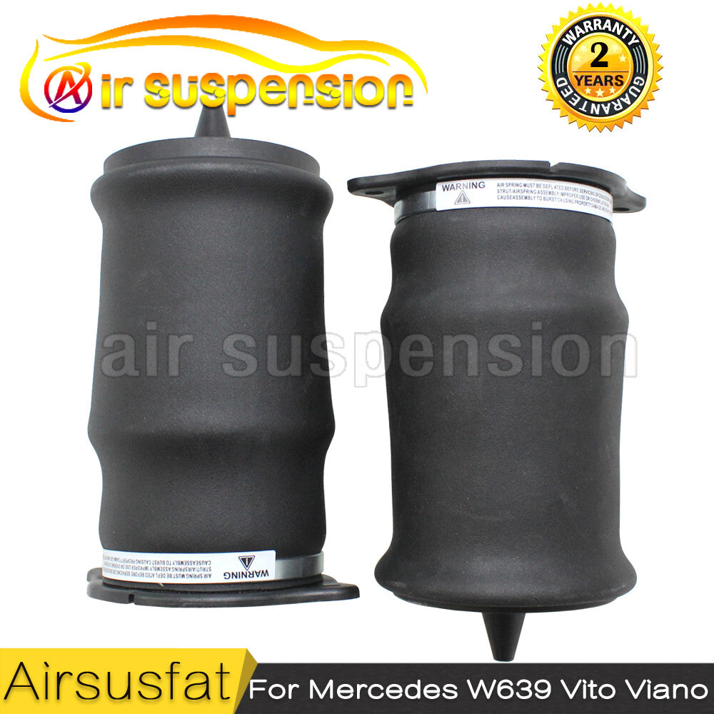 2x Rear Air Suspension Spring for Mercedes W639 Vito Viano 6393280101 6393280201
