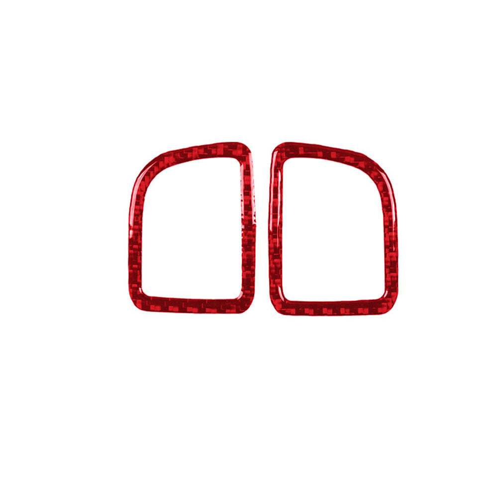 Red Carbon Fiber Dashboard Air Vent Cover Trim for Toyota Supra A90 2019-2022