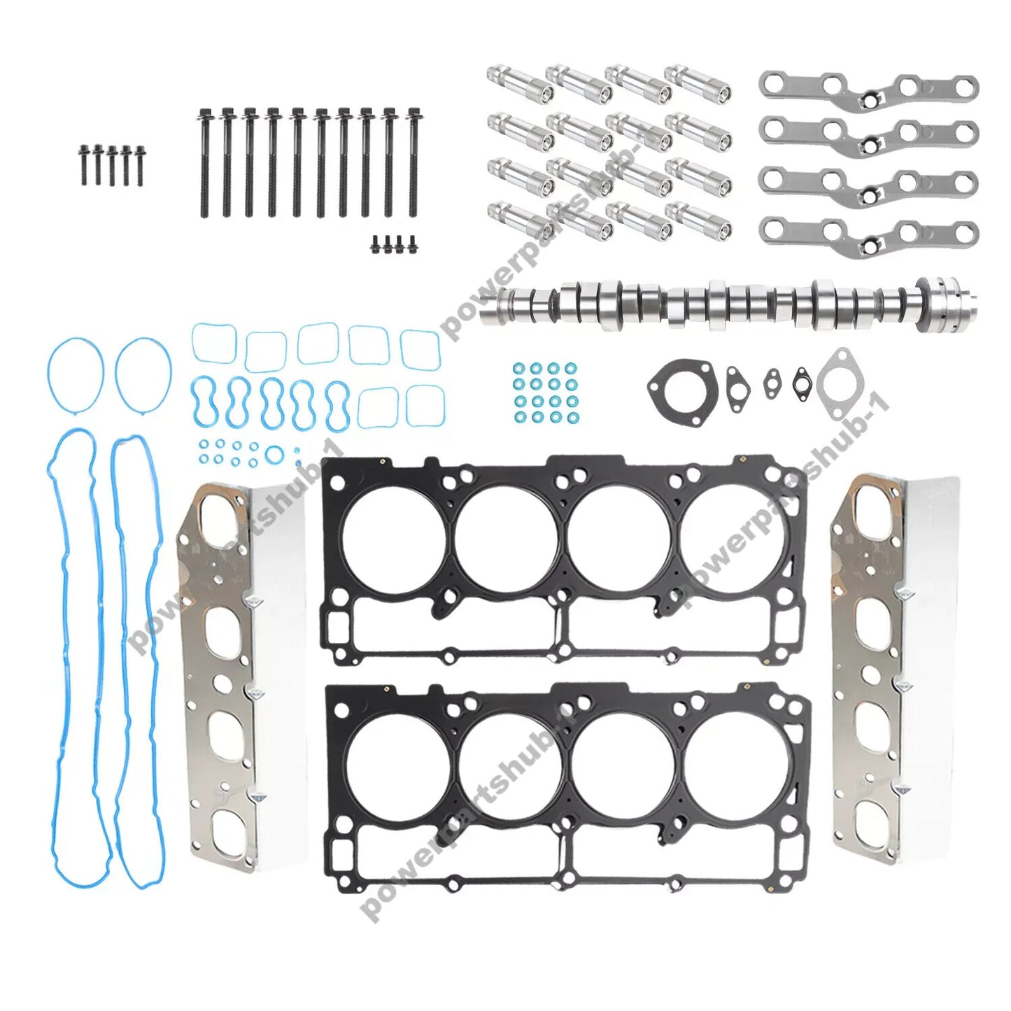 Hydraulic Cam Non-MDS Lifters Kit Fit 2009-2016 for Dodge for Ram 2500 3500 5.7L V8