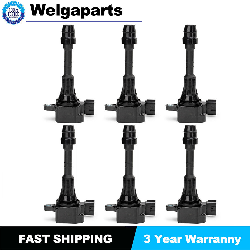 6PCS 22448-8J115/8J11C UF349 IGNITION COIL FOR MAXIMA MURANO ELGRAND PATHFINDER