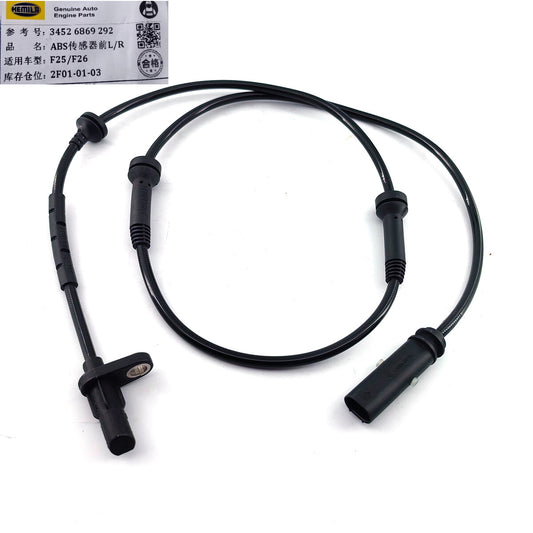 1x ABS Wheel Speed Sensor for BMW X3 F25 X4 F26 Front Left or Right 34526869292