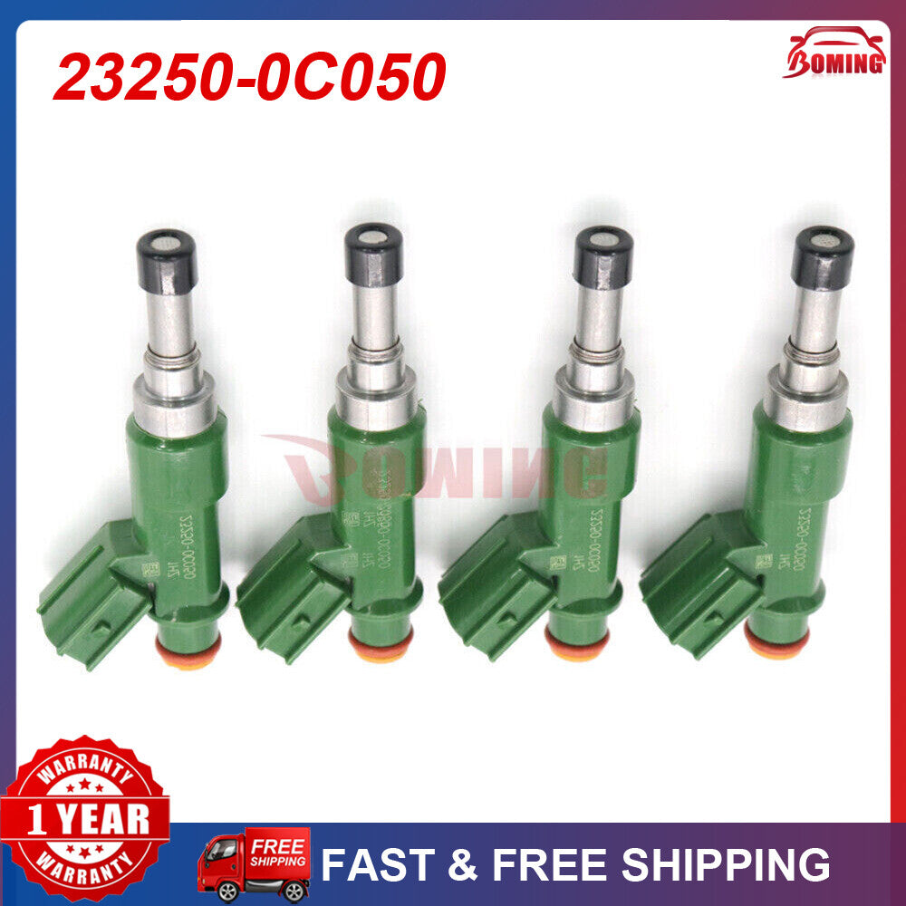 New 23250-0C050 fuel injector for Toyota Hilux Vigo 2TR 4-piece styling kit