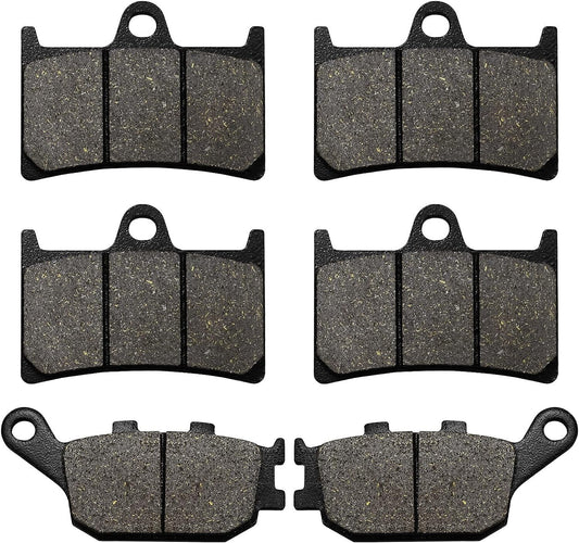 Front Rear Brake Pads Compatible with for Yamaha FZ1 FZ6 FZ8 YZF R1/R6/R6S 2003