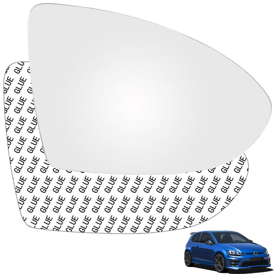 for VW for Golf 7 VII 2012- 2021 Right Passenger Side Mirror Glass Exterior Mirror Glass