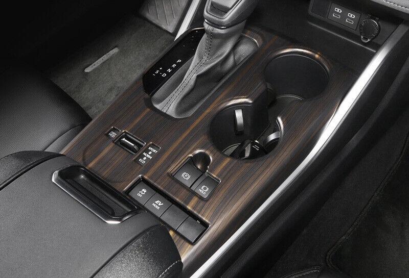 Wood Grain Central Console Gear Shift Panel Trim for Toyota Highlander 2020-2022