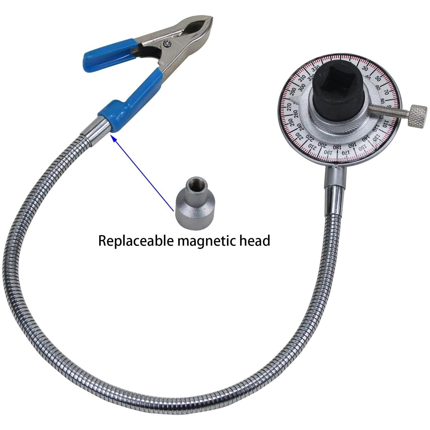 UTMALL Torque Angle Gauge Tool with Magnetic Torque Angle Gauge