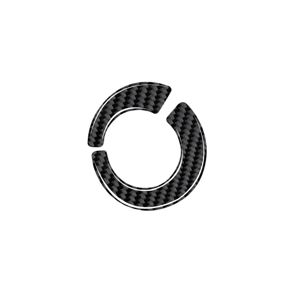 2X Carbon Fiber Key Outside Ring Frame Cover Trim for RAM Promaster 2014-2021