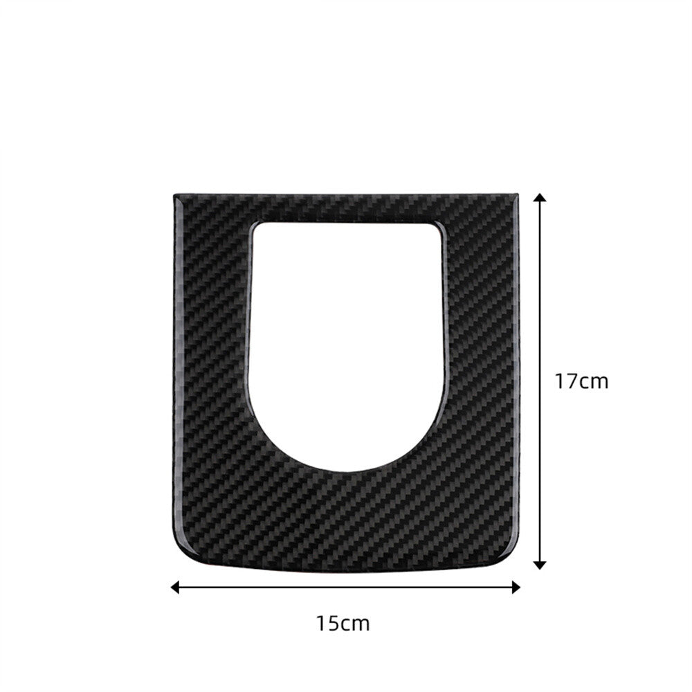Carbon Fiber Gear Shift Panel Frame Cover Trim for Jaguar F-PACE XE XF 2016-2020