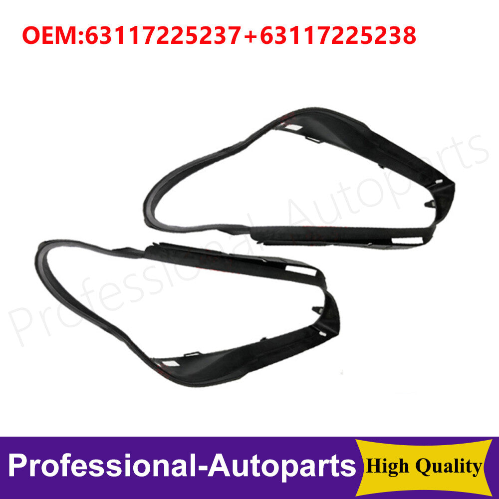 1Pair Left+Right Headlight Gasket Seal for BMW 7Series F01 F02 750i 740li