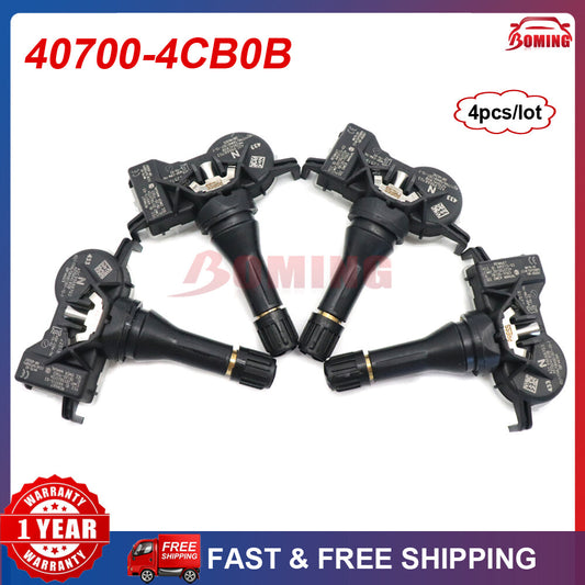 4pcs TPMS Tire Pressure Monitor Sensor 40700-4CB0B for Nissan Altima for Infiniti