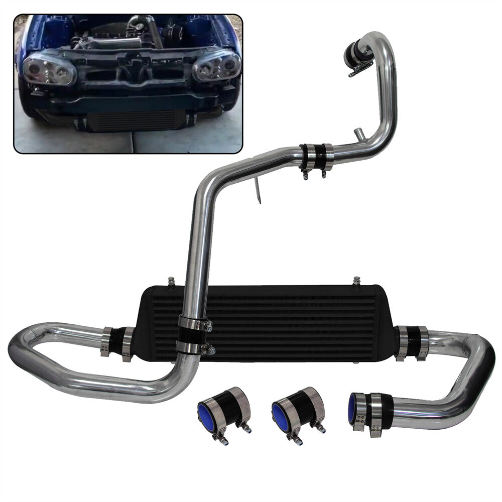 Intercooler Kit for VW for Jetta for Golf GTI GL GLI GLS MK4 1.8T Engine 98-05 Black