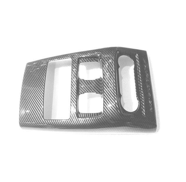 Rear Air Outlet Vent Panel Cover Trim for Ford Explorer 2020-2022 Carbon Fiber