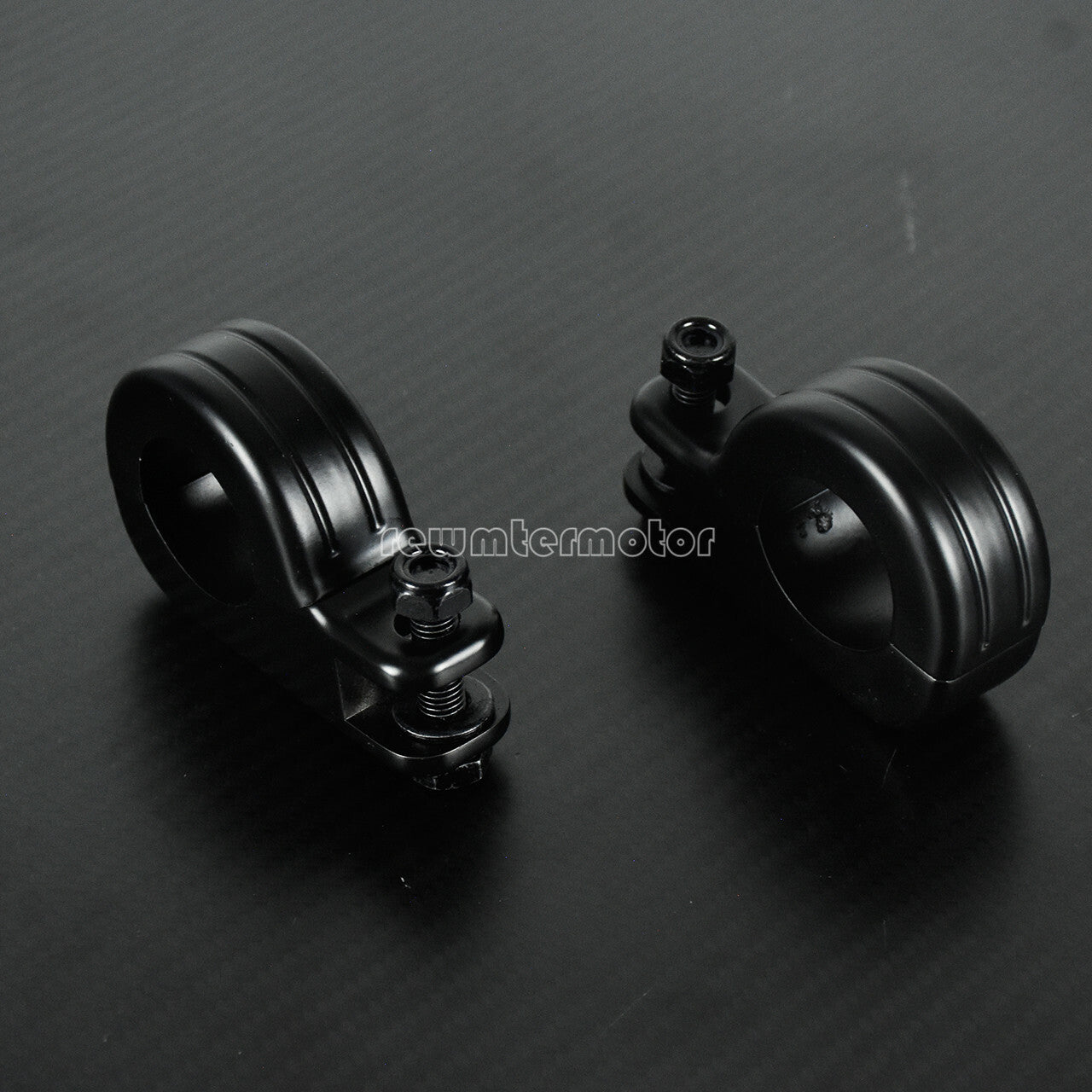 1 to 1 1/4 Highway Foot Pegs Footrest Engine Guard Clamp Mount Fit for Harley
