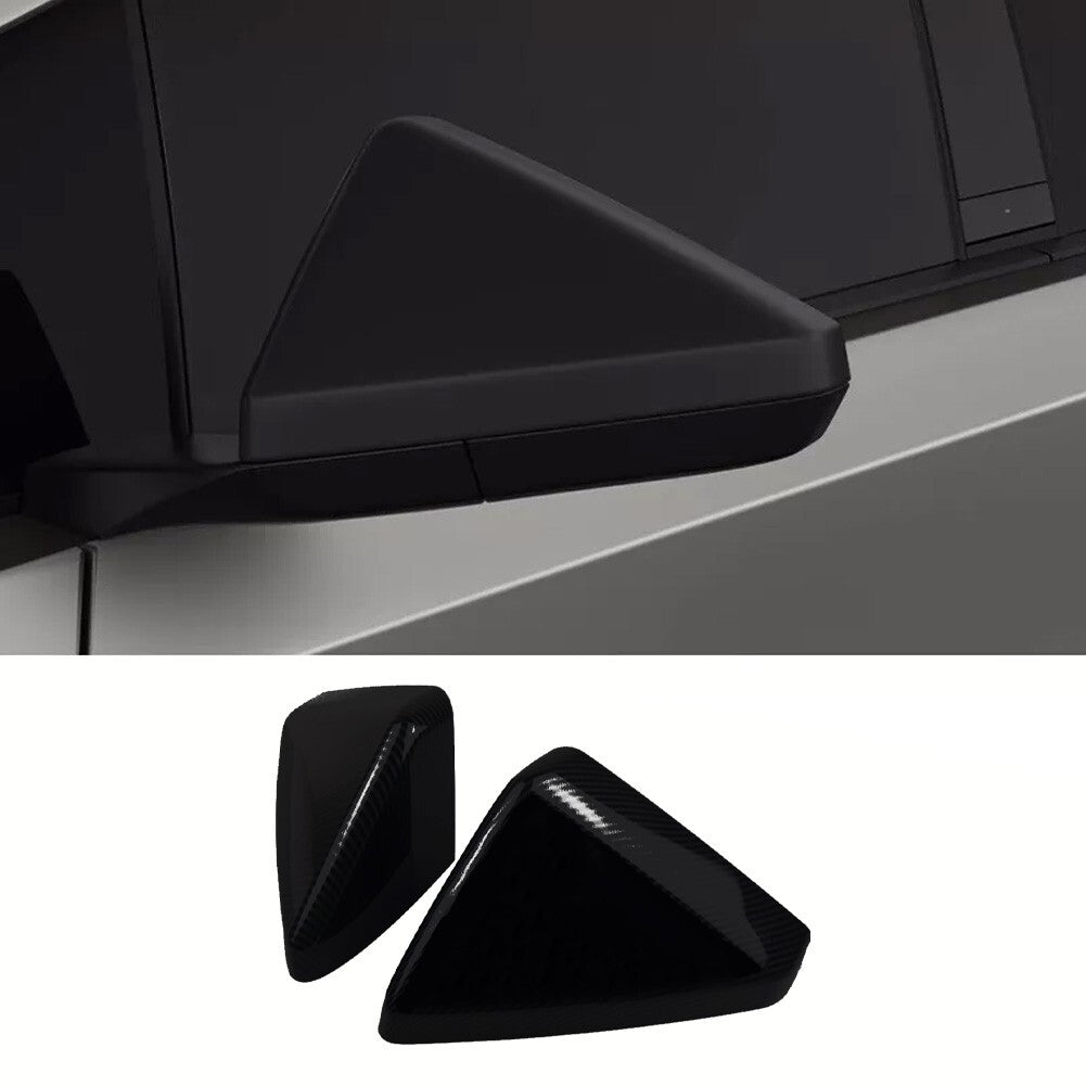 for Tesla for Cybertruck 2024 gloss black Exterior Rear View Mirror Cover Trim