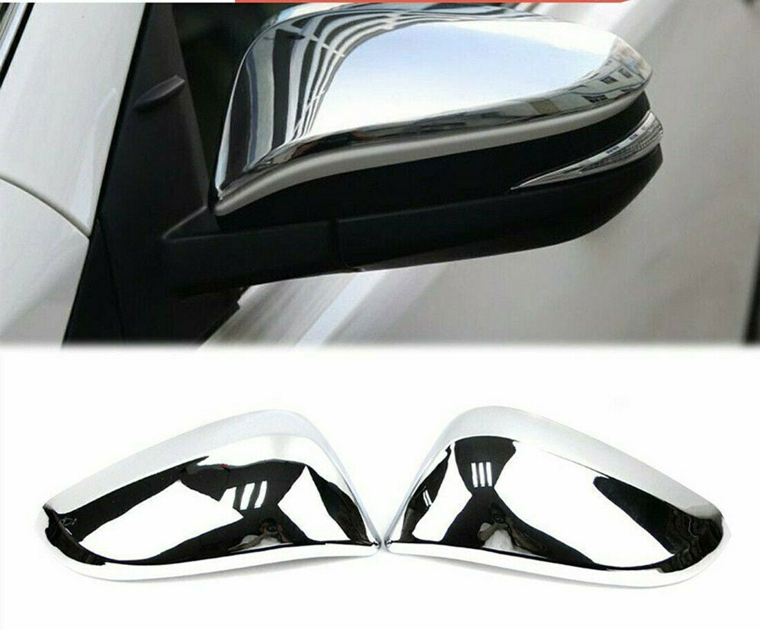 for Toyota RAV4 2013-2018 Chrome Rearview Side Door Mirror Molding Cover Trim