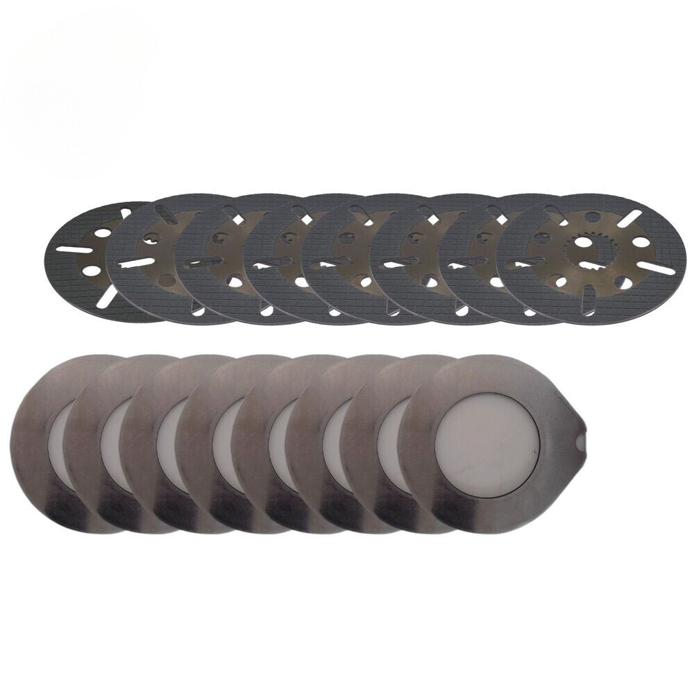 For Case CNH Brake Disc Plate Set 87308018 and 87305713 8+8 Pieces
