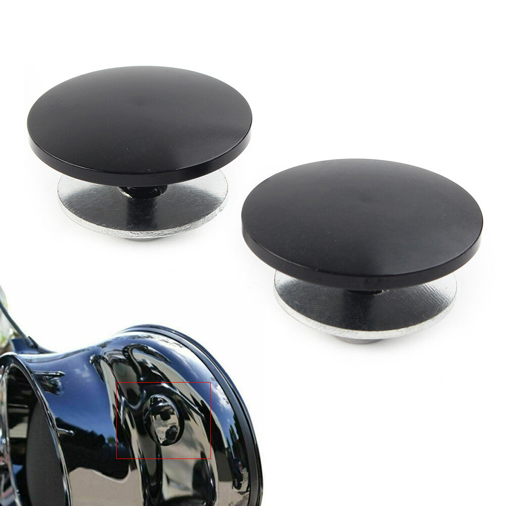 Black Inner Fairing Mirror Plugs fit for Harley Street Glide Trike FLHXXX