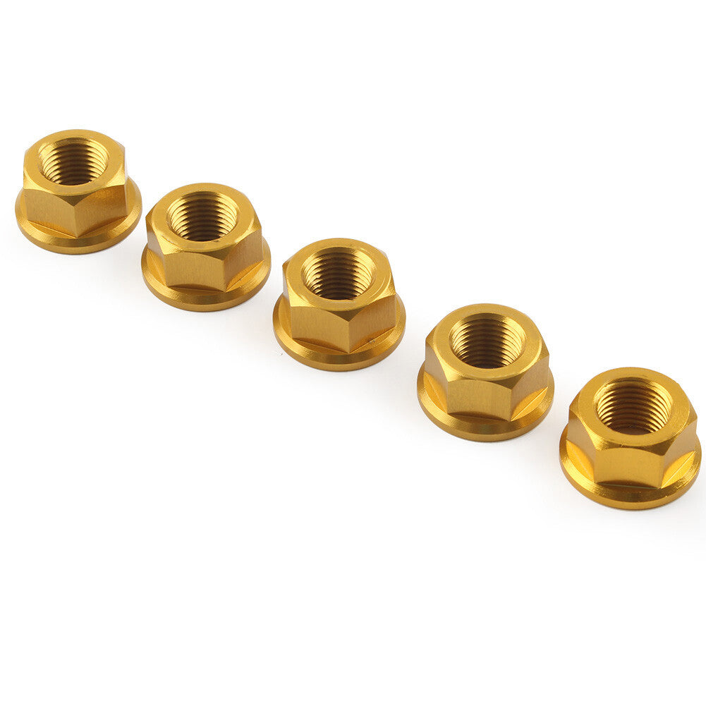 M10 Rear Sprocket Nuts Fit for Ducati Hypermotard 796 950 Hyperstrada 821 939 Gold