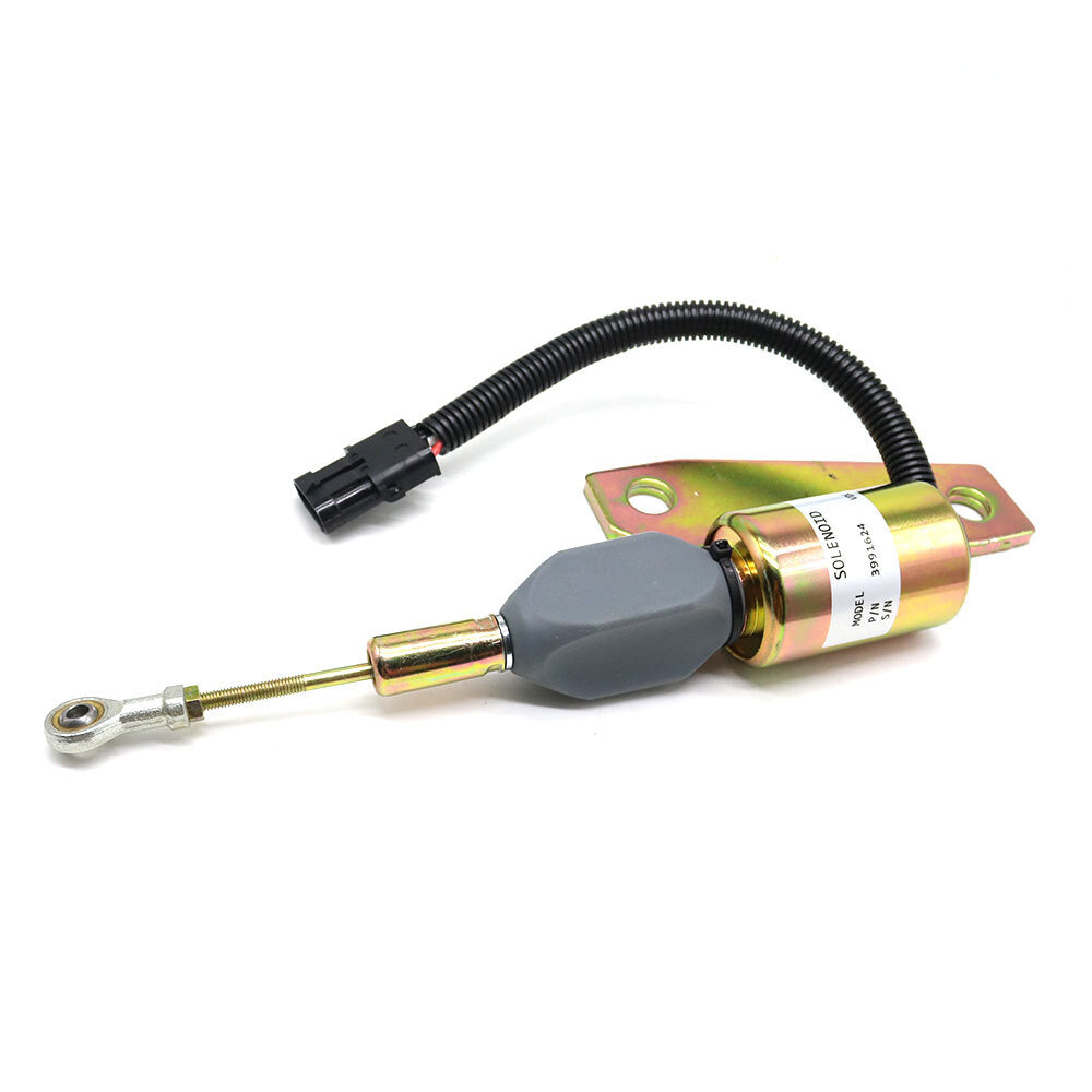 Replacement part for 12-volt shut-off solenoid valve 3991624 for 5.9B and C engines.