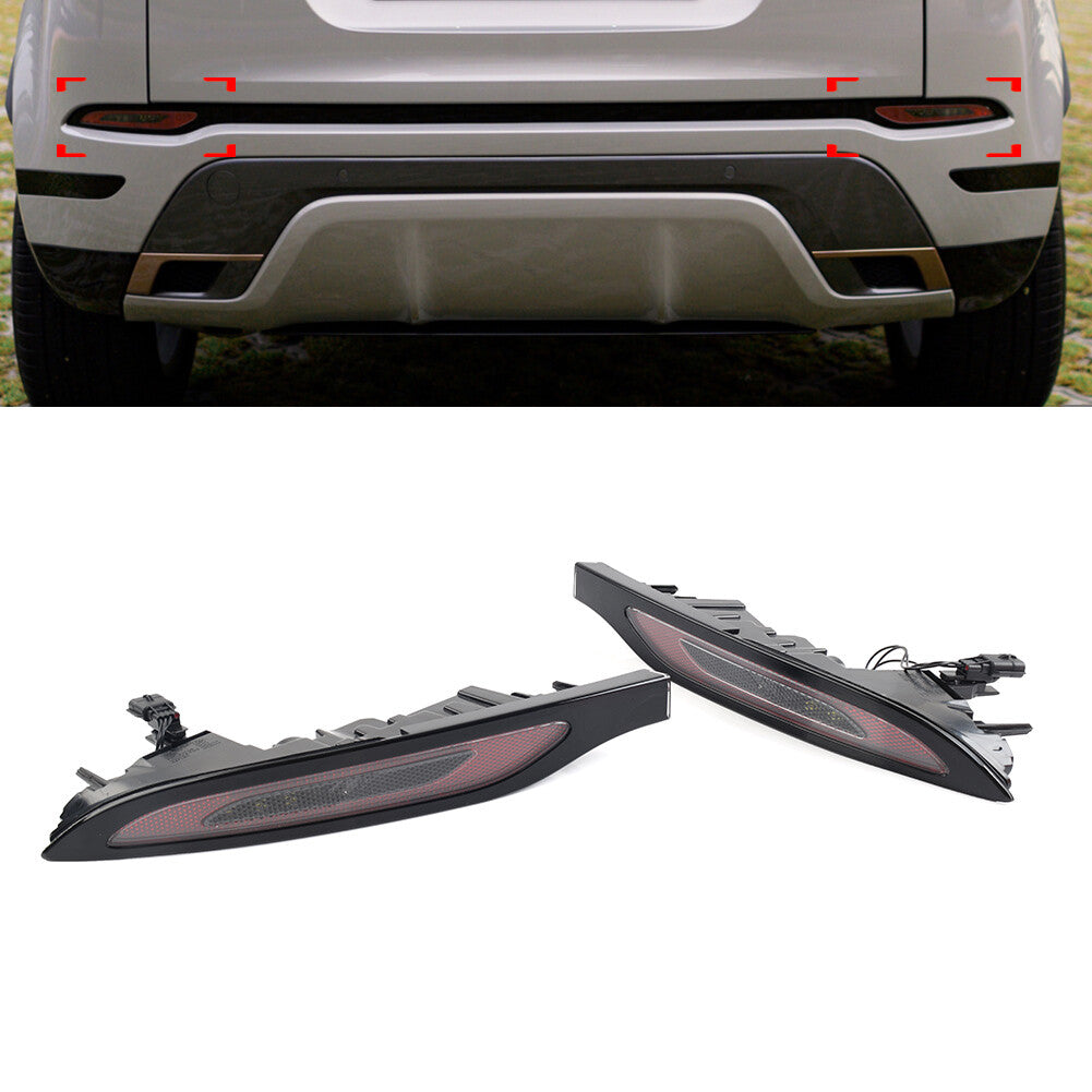 Rear Bumper Reflector Tail Light Warning Light Fit for Land Rover for Range Rover Evoque