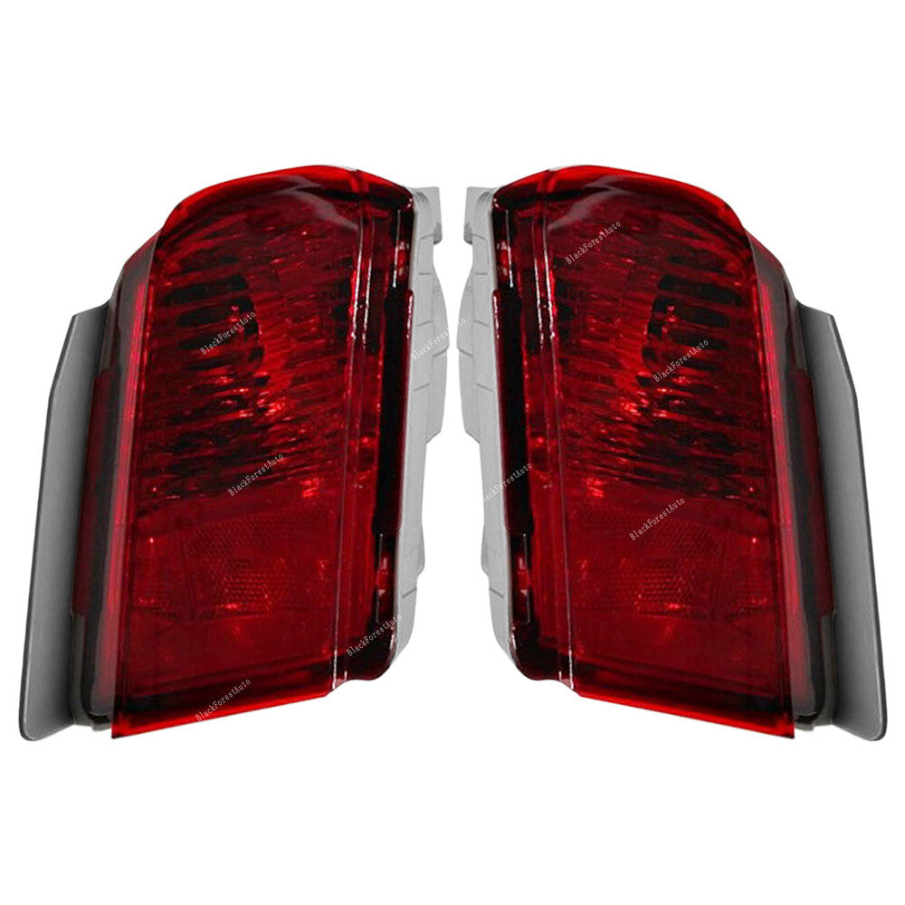 Pair LH+RH For 2010-15 for Toyota for Land Cruiser Prado Red Fog Light Rear Bumpe Lamp