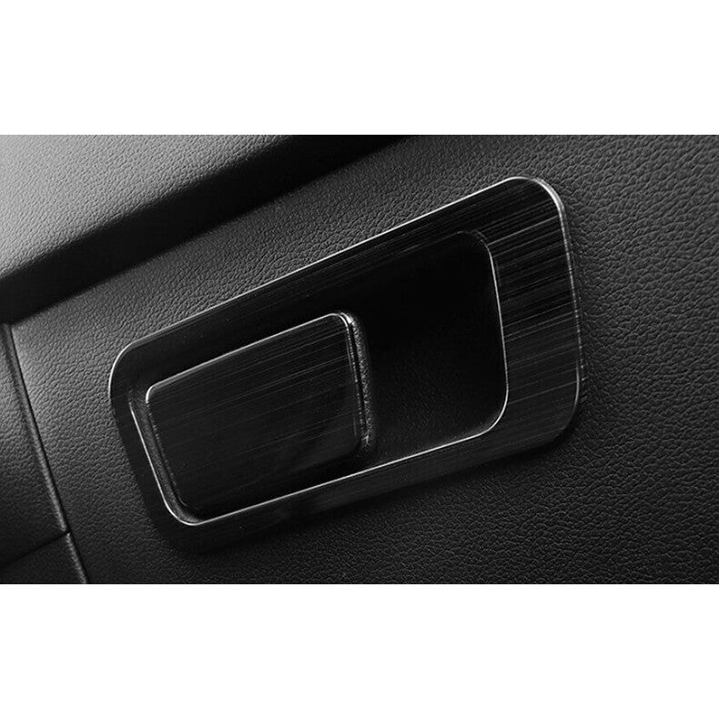 for Hyundai Sonata 2020-2023 Black steel for Co -Pilot Storage Box Handle Cover Trim