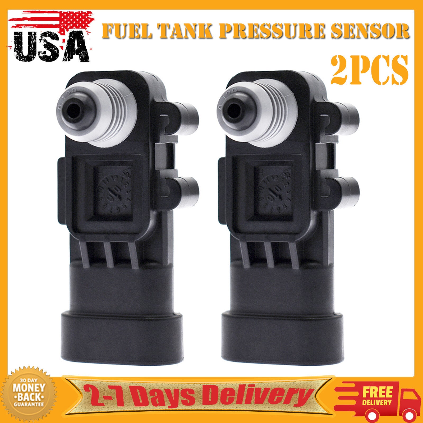 2pcs Fuel Tank Pressure Sensor for Cadillac for Chevrolet for GMC for Buick for Isuzu 16238399