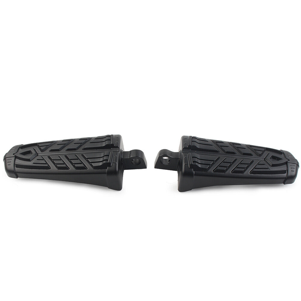Black Motorcycle Foot Pegs Footrests Footpegs 10mm for Harley Davidson
