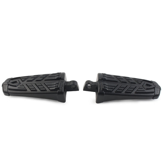 Black Motorcycle Foot Pegs Footrests Footpegs 10mm for Harley Davidson